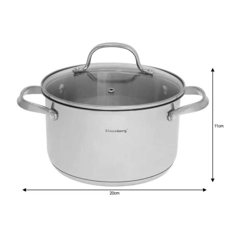 ZESTAW GARNKÓW 9 ELEM.KLAUSBERG KB-7215 STAL 18/10 - obrazek 6