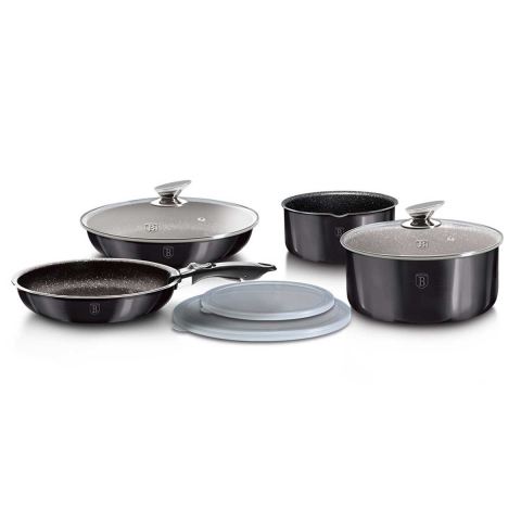 ZESTAW GARNKÓW GRANITOWYCH BERLINGER HAUS BH-6918 CARBON PRO