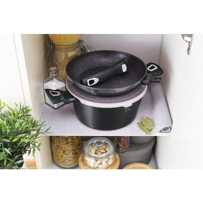 ZESTAW GARNKÓW I PATELNI BERLINGER HAUS BH-7052 CARBON PRO - obrazek 2