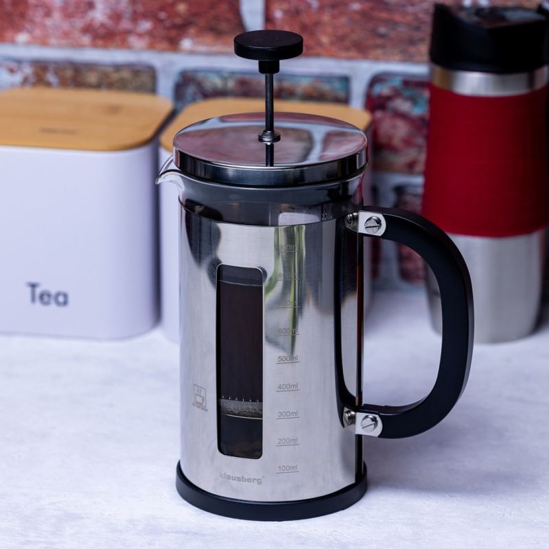 ZAPARZACZ TŁOKOWY DO KAWY/HERBATY 1000ml KLAUSBERG KB-7703 - obrazek 7