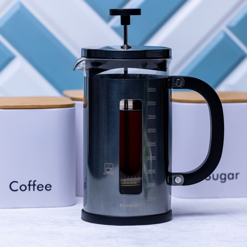 ZAPARZACZ TŁOKOWY DO KAWY/HERBATY 1000ml KLAUSBERG KB-7704 - obrazek 4