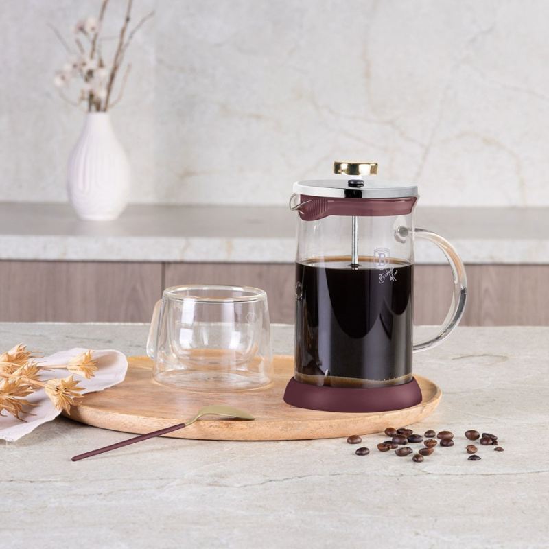 ZAPARZACZ TŁOKOWY DO KAWY HERBATY 600ml BERLINGER HAUS BH-8584 LEONARDO - obrazek 5