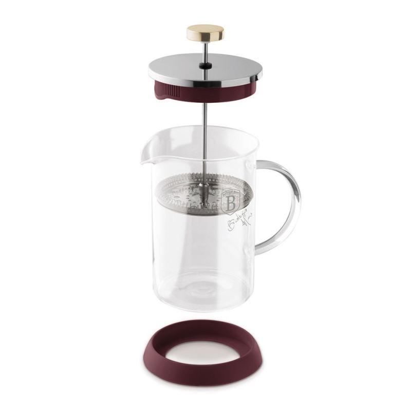 ZAPARZACZ TŁOKOWY DO KAWY HERBATY 600ml BERLINGER HAUS BH-8584 LEONARDO - obrazek 6