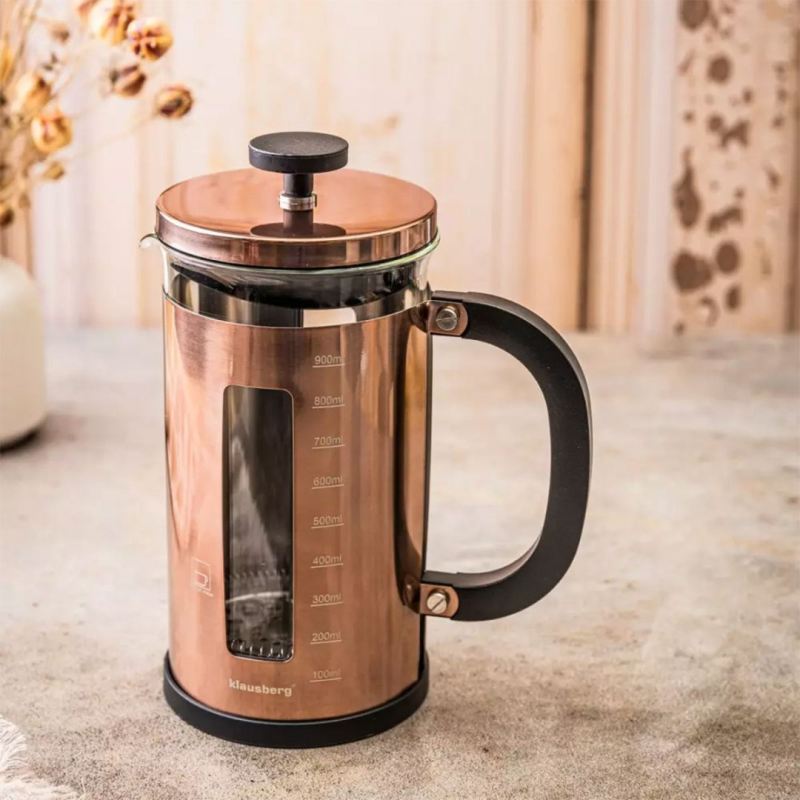ZAPARZACZ TŁOKOWY DO KAWY/HERBATY 1000ml KLAUSBERG KB-7740 - obrazek 4