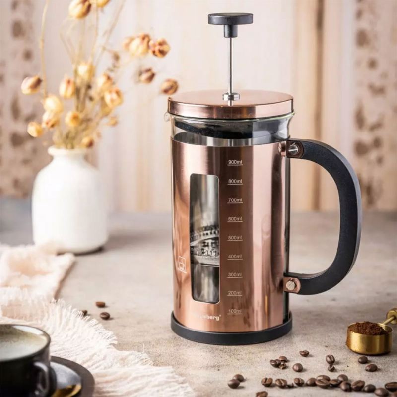 ZAPARZACZ TŁOKOWY DO KAWY/HERBATY 1000ml KLAUSBERG KB-7740 - obrazek 6