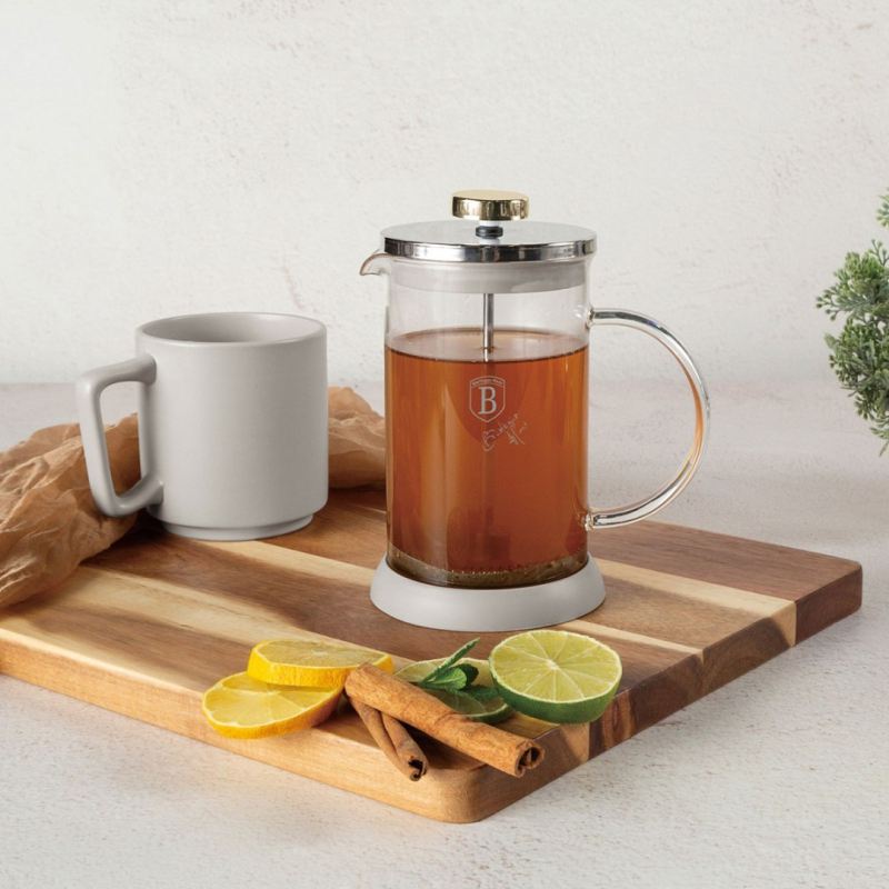 ZAPARZACZ TŁOKOWY DO KAWY HERBATY 600ml BERLINGER HAUS BH-8586 SAHARA - obrazek 4