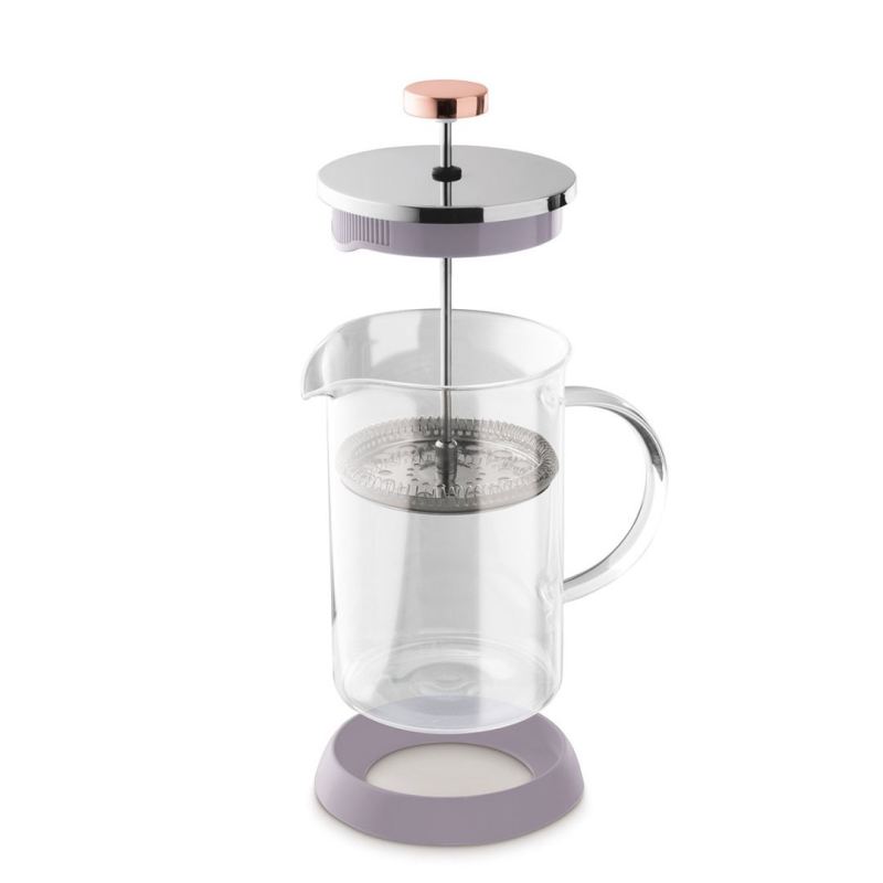ZAPARZACZ TŁOKOWY DO KAWY HERBATY 800ml BERLINGER HAUS BH-8589 TAUPE - obrazek 4