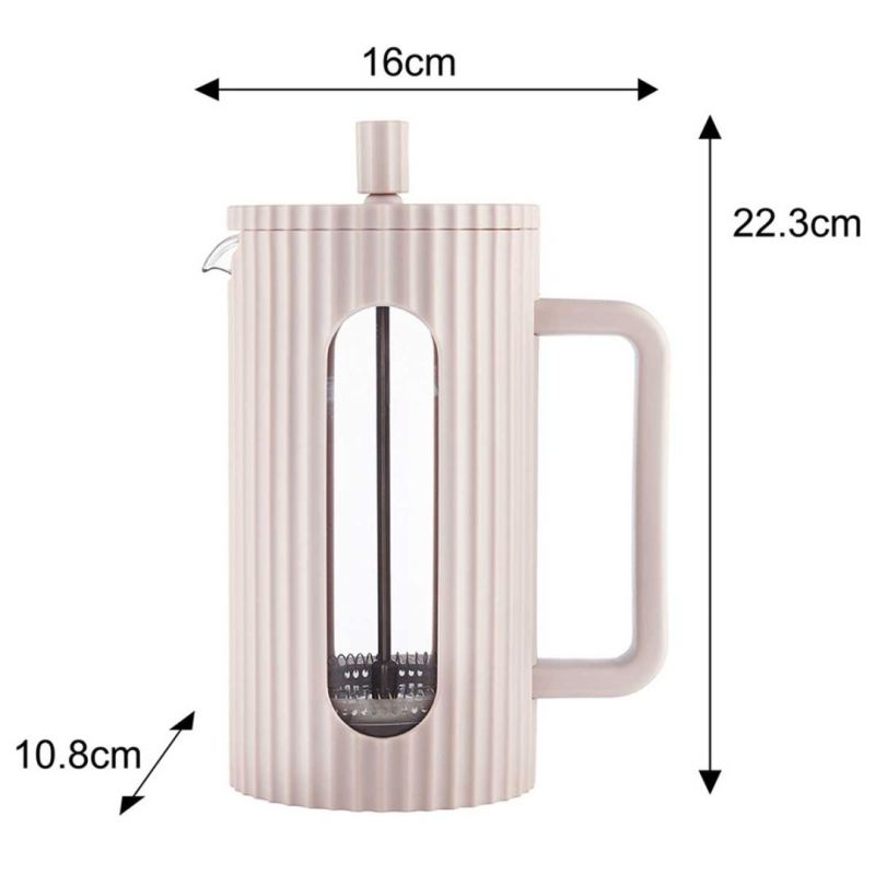 ZAPARZACZ TŁOKOWY DO KAWY/HERBATY 1000ml KLAUSBERG KB-7754 RÓŻOWY - obrazek 3