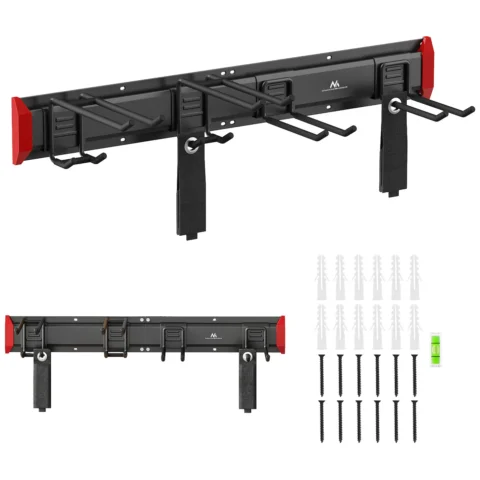 Ścienny organizer na narzędzia Maclean, stalowy, max. obciążenie 136kg, szerokość 816mm, MC-178