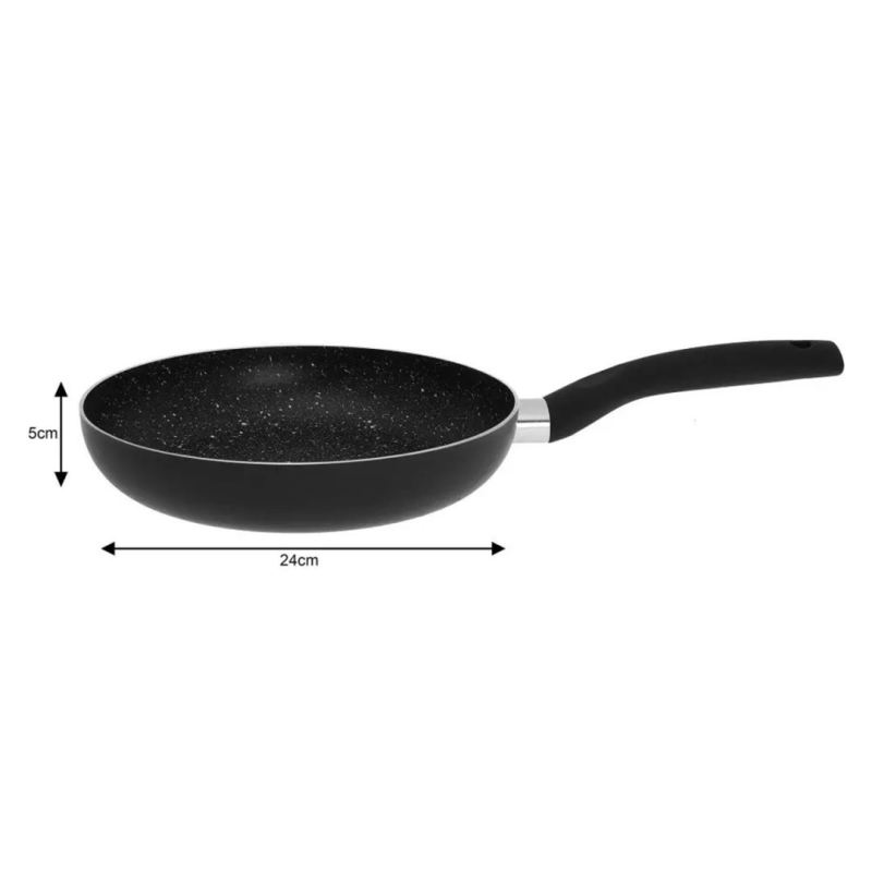PATELNIA Z POWŁOKĄ MARMUROWĄ KINGHOFF MARMO 24cm KH-3981 - obrazek 9