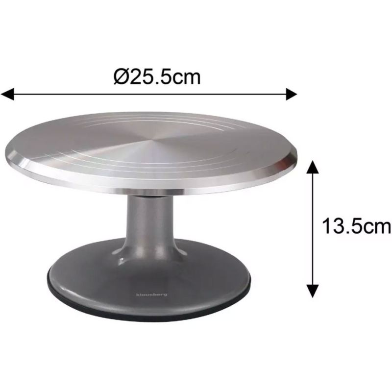 PATERA OBROTOWA 25,5cm DO TORTÓW CIAST KLAUSBERG KB-7771 - obrazek 9