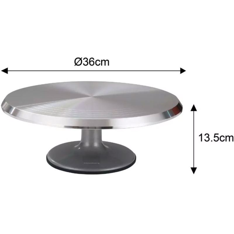 PATERA OBROTOWA 36cm DO TORTÓW CIAST KLAUSBERG KB-7772 - obrazek 10