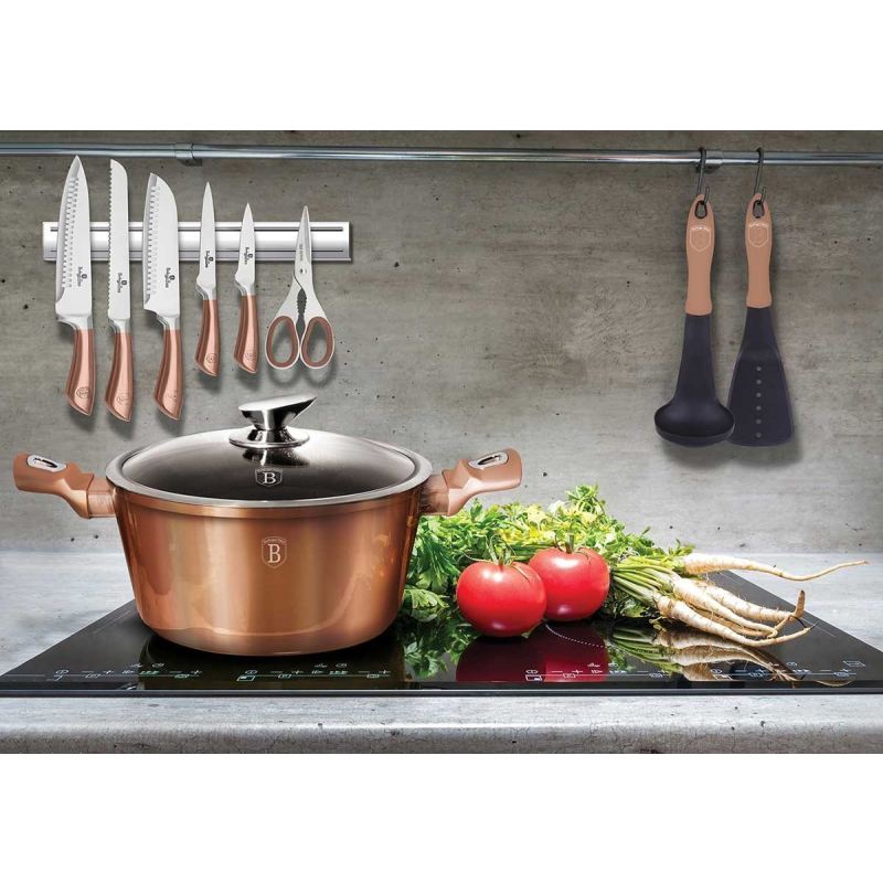 GARNEK GRANITOWY 30cm BERLINGER HAUS BH-6194 ROSE GOLD - obrazek 5