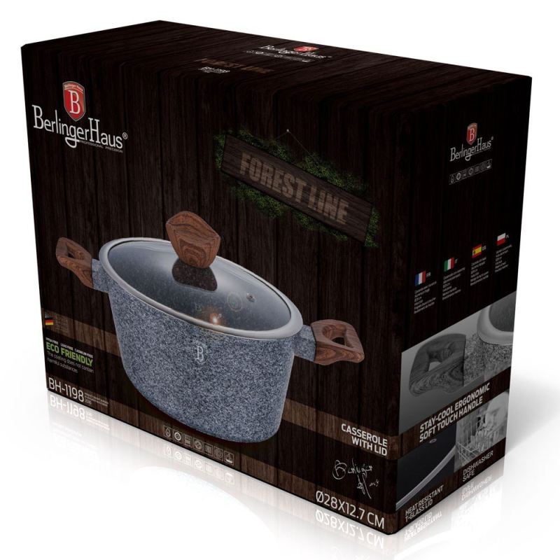 GARNEK GRANITOWY BERLINGER HAUS FOREST LINE 28cm BH-1198 - obrazek 3