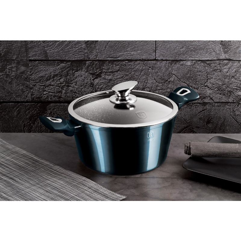 GARNEK GRANITOWY 30cm BERLINGER HAUS BH-7148 AQUAMARINE - obrazek 4