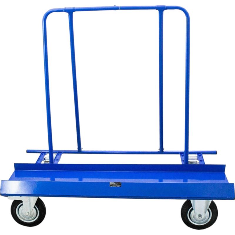 Wózek transportowy 500 kg do płyt budowlanych i drzwi z dużymi kołami - obrazek 5