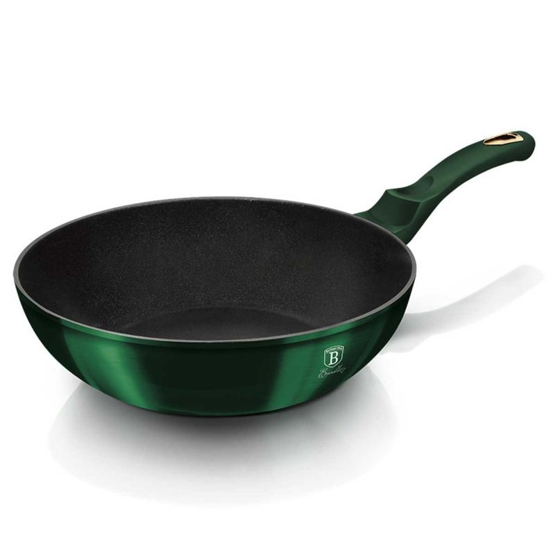 WOK TYTANOWY BERLINGER HAUS BH-6053 EMERALD - obrazek 2