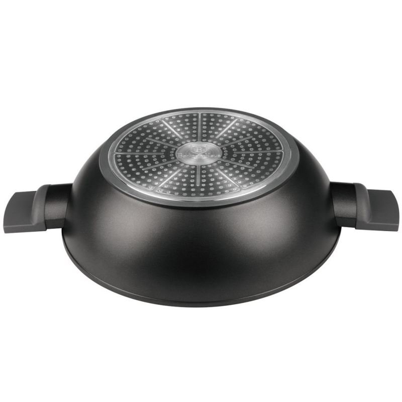 WOK TYTANOWY Z POKRYWĄ 30cm BERLINGER HAUS BH-8125 ANTRACIT - obrazek 6