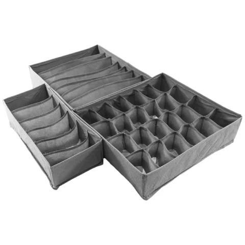 AG126G Organizer bieliznę zestaw 3szt