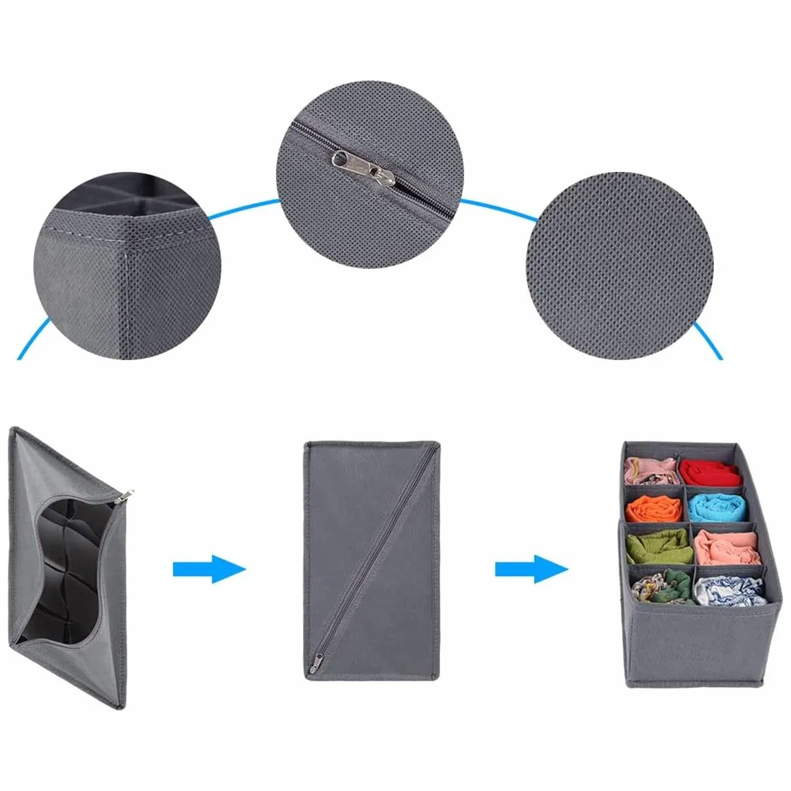 AG126G Organizer bieliznę zestaw 3szt - obrazek 8