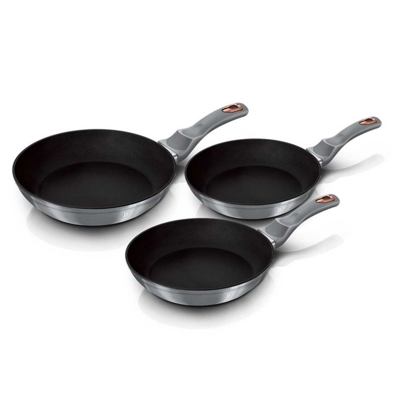 ZESTAW 3 PATELNI 20/24/28CM BERLINGER HAUS BH-6169 MOONLIGHT