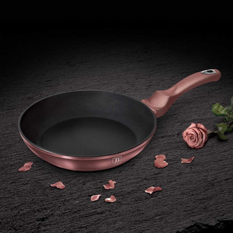 ZESTAW 3 PATELNI GRANITOWYCH 20/24/28CM BERLINGER HAUS BH-6041 I-ROSE - obrazek 5