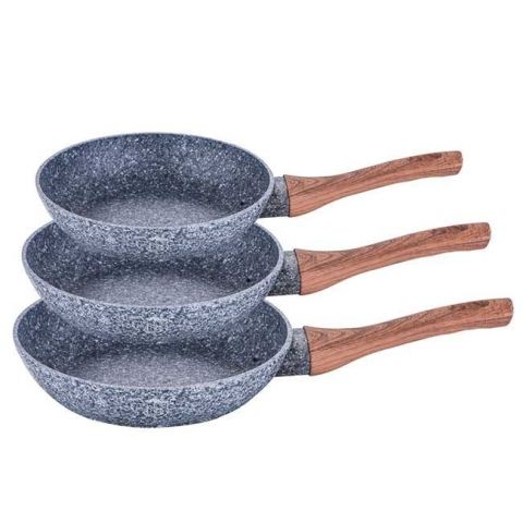ZESTAW 3 PATELNI GRANITOWYCH BERLINGER HAUS BH-1214