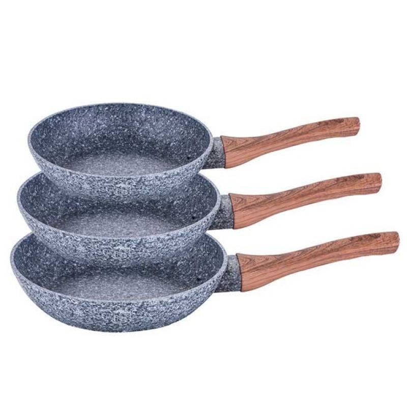 ZESTAW 3 PATELNI GRANITOWYCH BERLINGER HAUS BH-1214