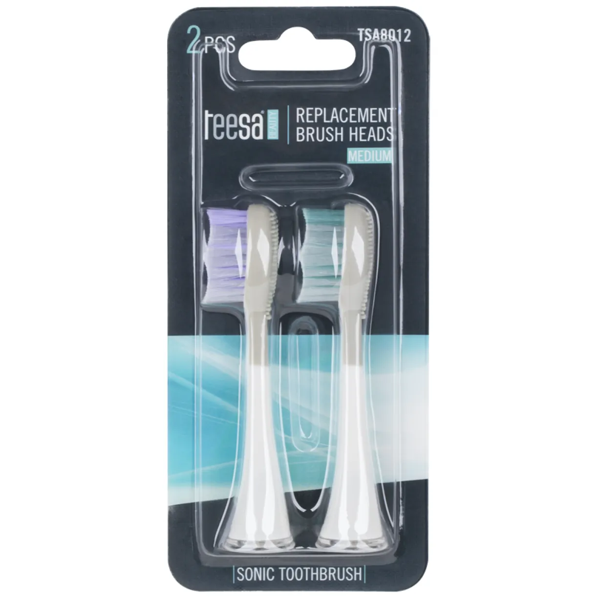 Główki do szczoteczek TEESA SONIC blister, medium - obrazek 4