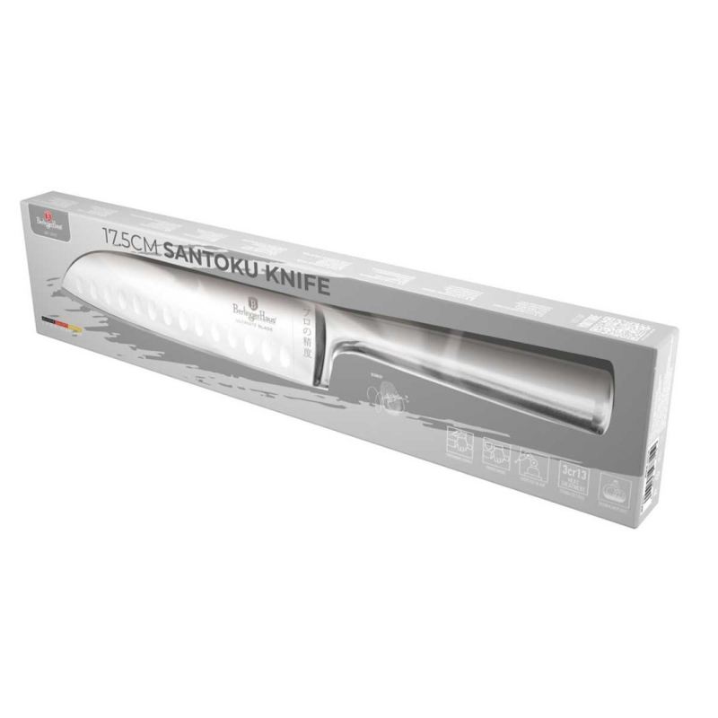 STALOWY NÓŻ SANTOKU BERLINGER HAUS 17,5cm BH-2823 - obrazek 4