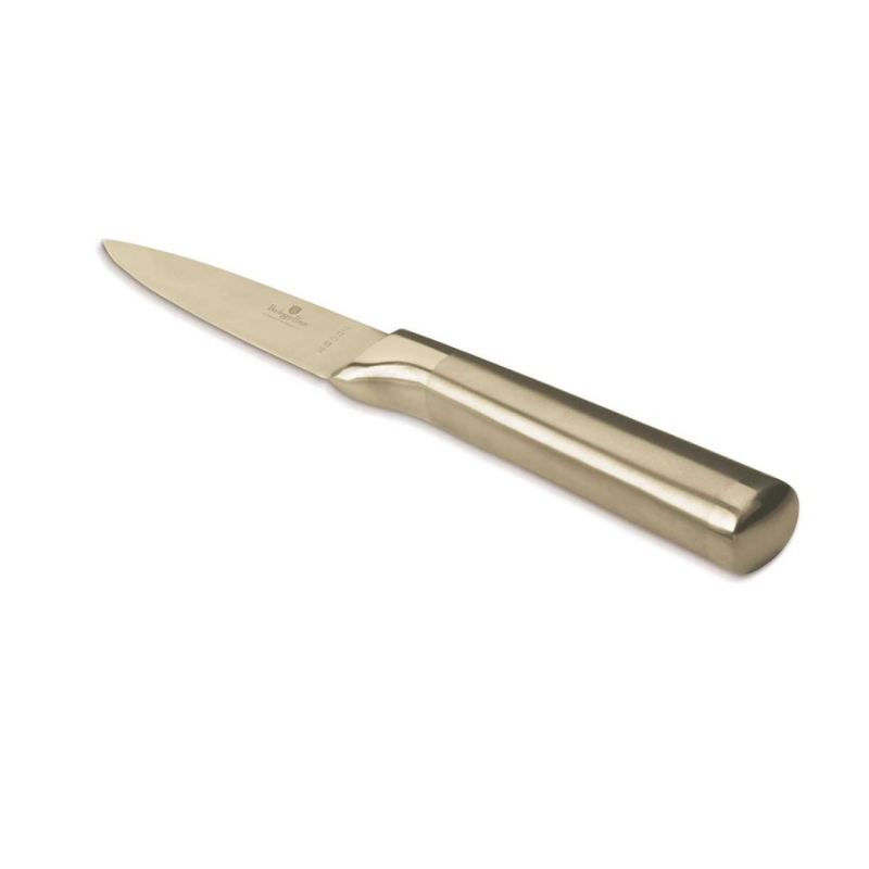 STALOWY NÓŻ DO OBIERANIA BERLINGER HAUS 9,5cm BH-2933 GOLD - obrazek 4