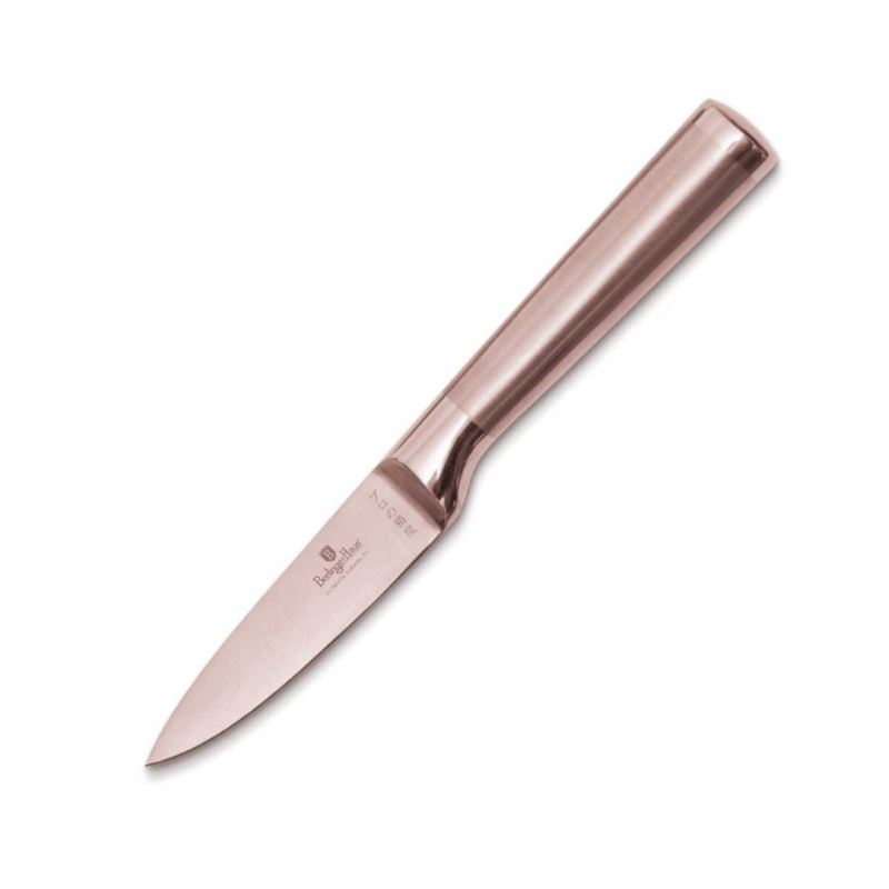 STALOWY NÓŻ DO OBIERANIA BERLINGER HAUS 9,5cm BH-2939 ROSE GOLD - obrazek 2