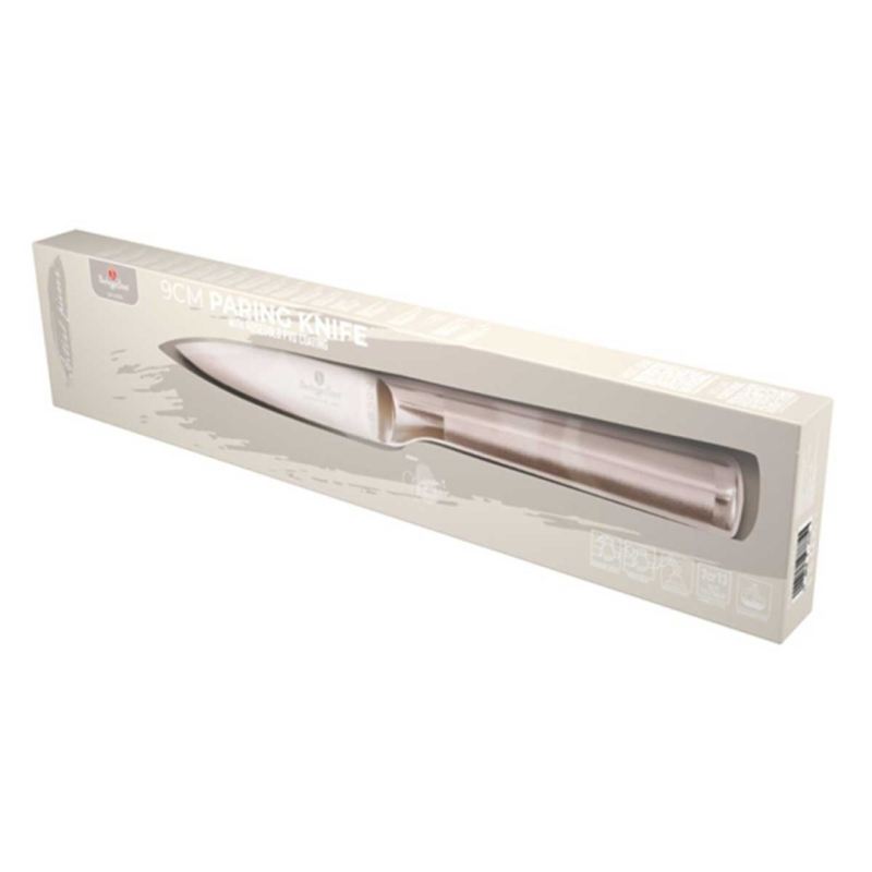 STALOWY NÓŻ DO OBIERANIA BERLINGER HAUS 9,5cm BH-2939 ROSE GOLD - obrazek 6