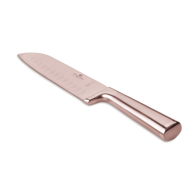 STALOWY NÓŻ SANTOKU BERLINGER HAUS 17,5cm BH-2935 ROSE GOLD - obrazek 4