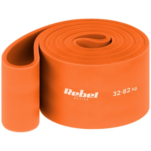 Guma do ćwiczeń TPE - Power Band PT-7, pomarańczowa 32-82 kg REBEL ACTIVE