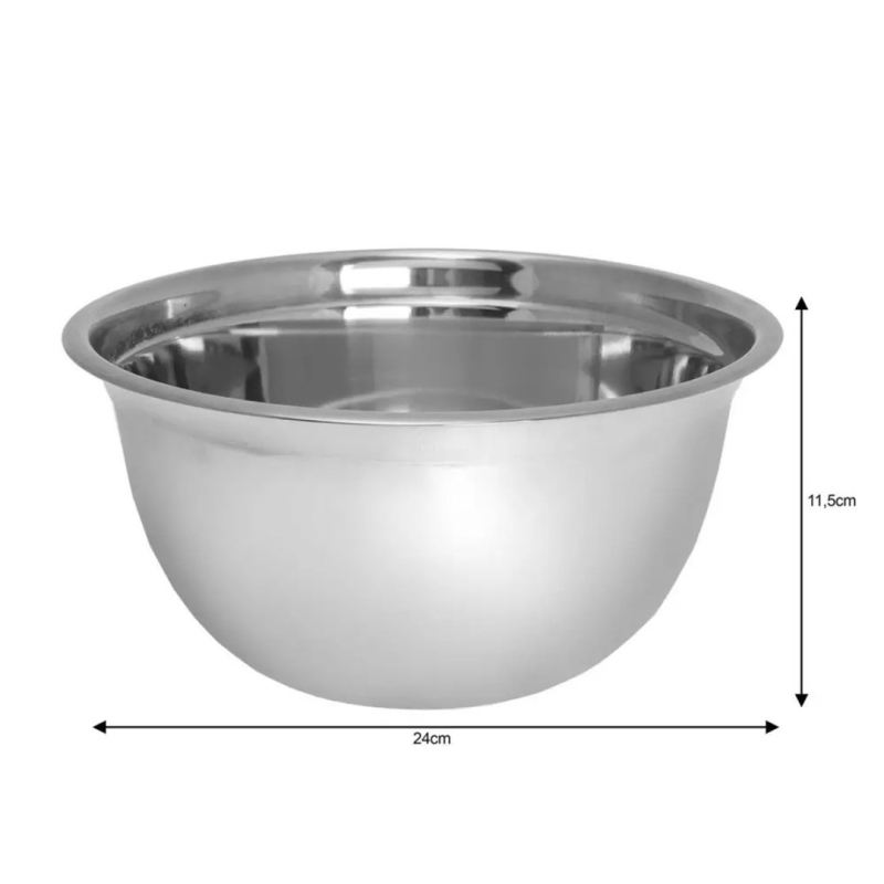 STALOWA MISKA KUCHENNA 24cm KINGHOFF KH-1487 - obrazek 7
