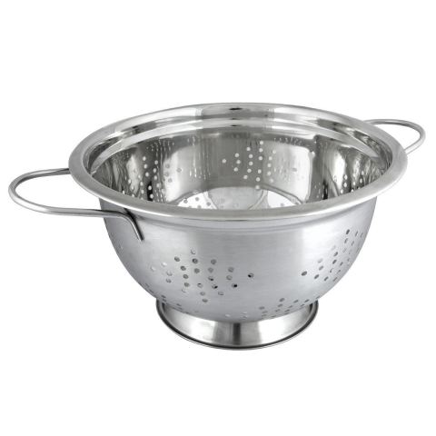STALOWY DURSZLAK GŁĘBOKI 28cm KINGHOFF KH-1238