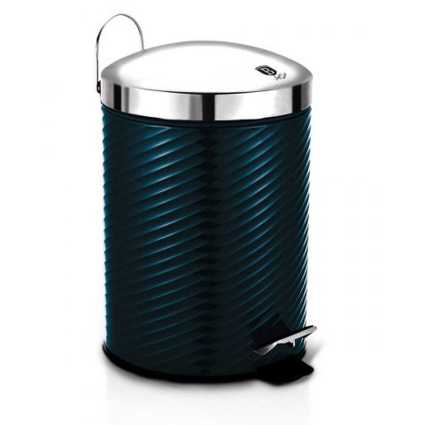 STALOWY KOSZ NA ŚMIECI 12L BERLINGER HAUS BH-6436 AQUAMARINE