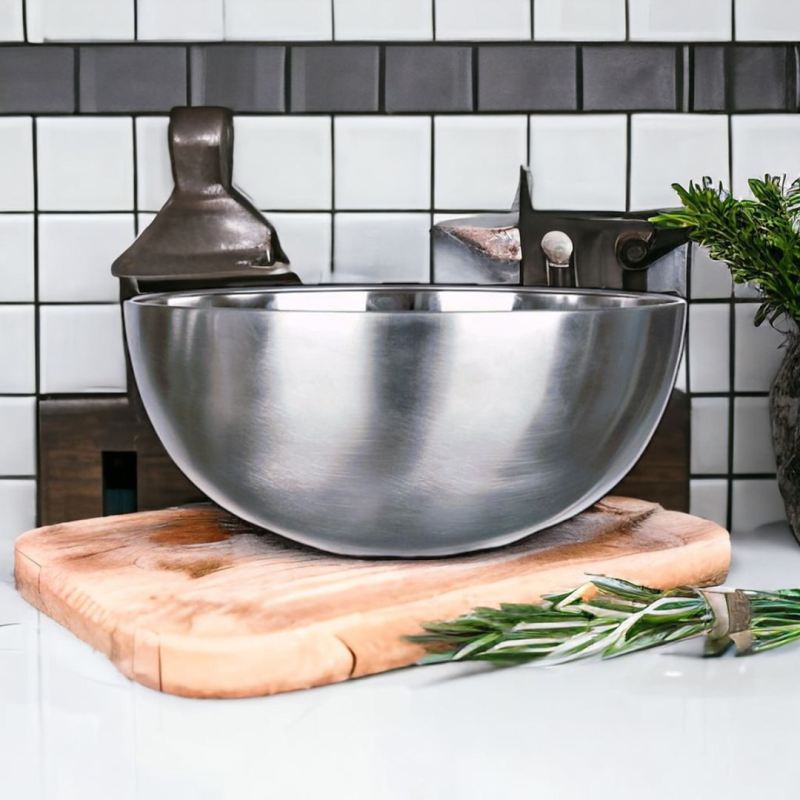 STALOWA MISKA KUCHENNA 24,5cm BANQUET CULINARIA - obrazek 2