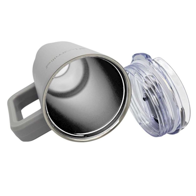 STALOWY KUBEK TERMICZNY TERMOS 1200ml Z RĄCZKĄ I SŁOMKĄ KM-2173 - obrazek 9