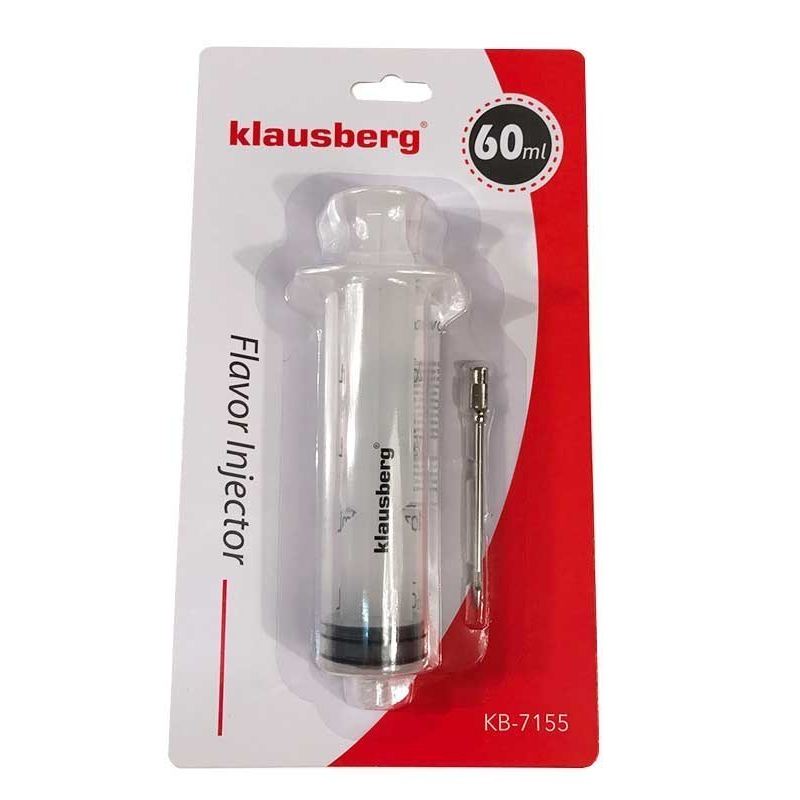 NASTRZYKIWARKA STRZYKAWKA 60ml DO PEKLOWANIA MARYNOWANIA MIĘSA KLAUSBERG KB-7155 - obrazek 2