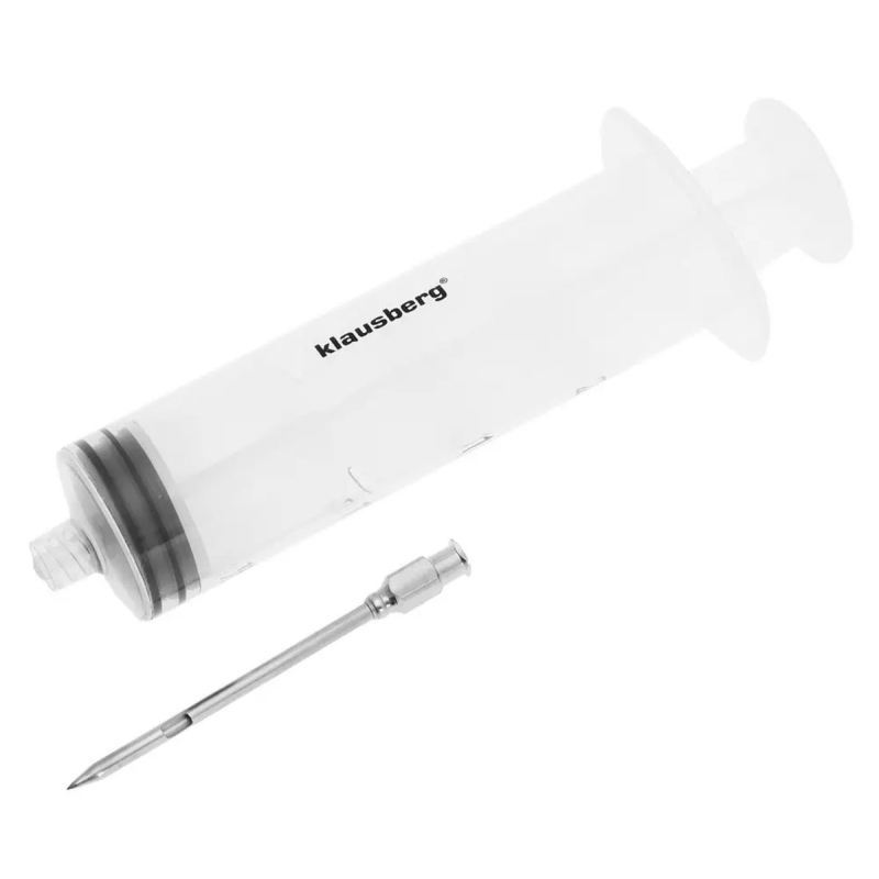 NASTRZYKIWARKA STRZYKAWKA 60ml DO PEKLOWANIA MARYNOWANIA MIĘSA KLAUSBERG KB-7155 - obrazek 3