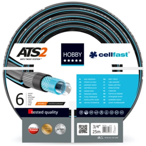 Wąż ogrodowy Cellfast Hobby ATS2 3/4" 25m
