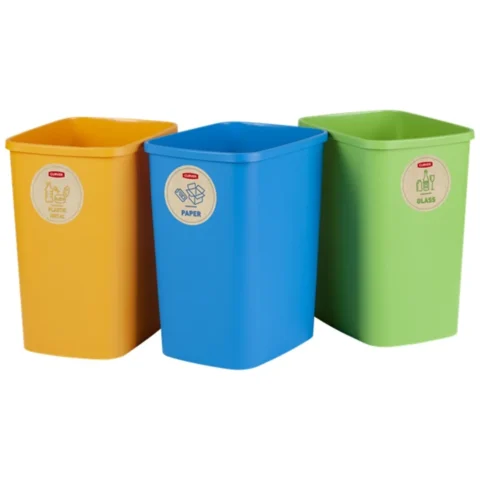 Zestaw 3 koszy do sortowania Curver Eco Friendly