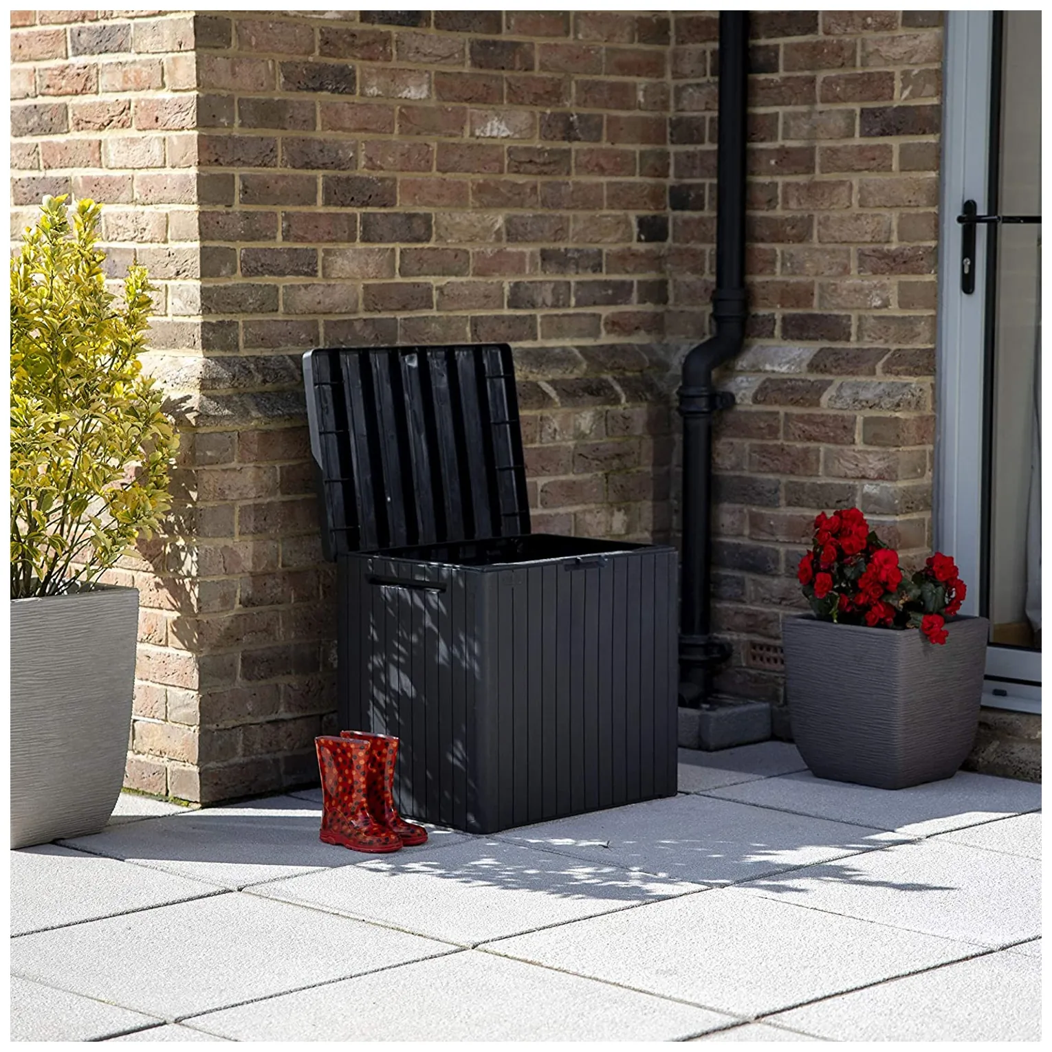 Skrzynia ogrodowa Keter City Storage Box 113L grafitowa - obrazek 3