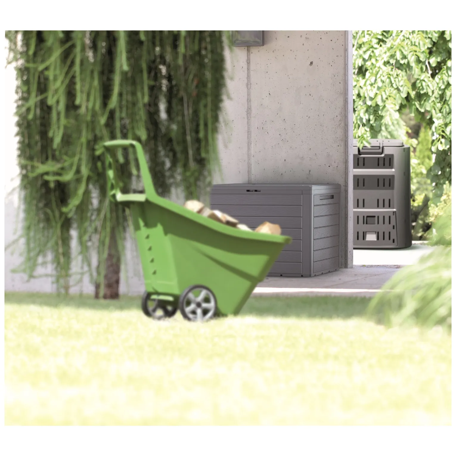 Skrzynia ogrodowa Boardebox 190L MBBL190 antracyt - obrazek 2