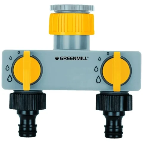 Rozdzielacz podwójny na kran 1-3/4 Greenmill GB1683C