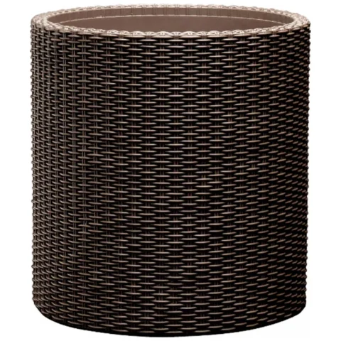 Donica okrągła LARGE CYLINDER PLANTER whiskey brown