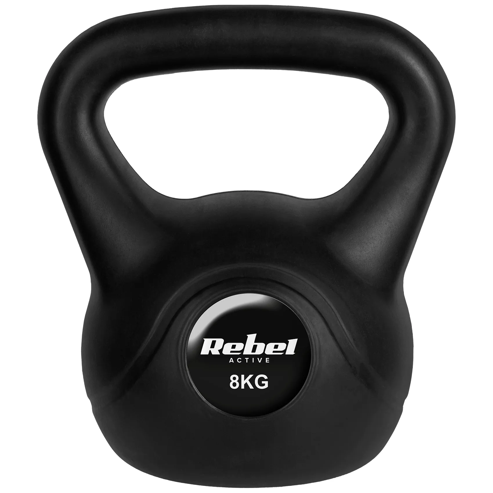 Kettlebell bitumiczny 8 kg REBEL ACTIVE - obrazek 3