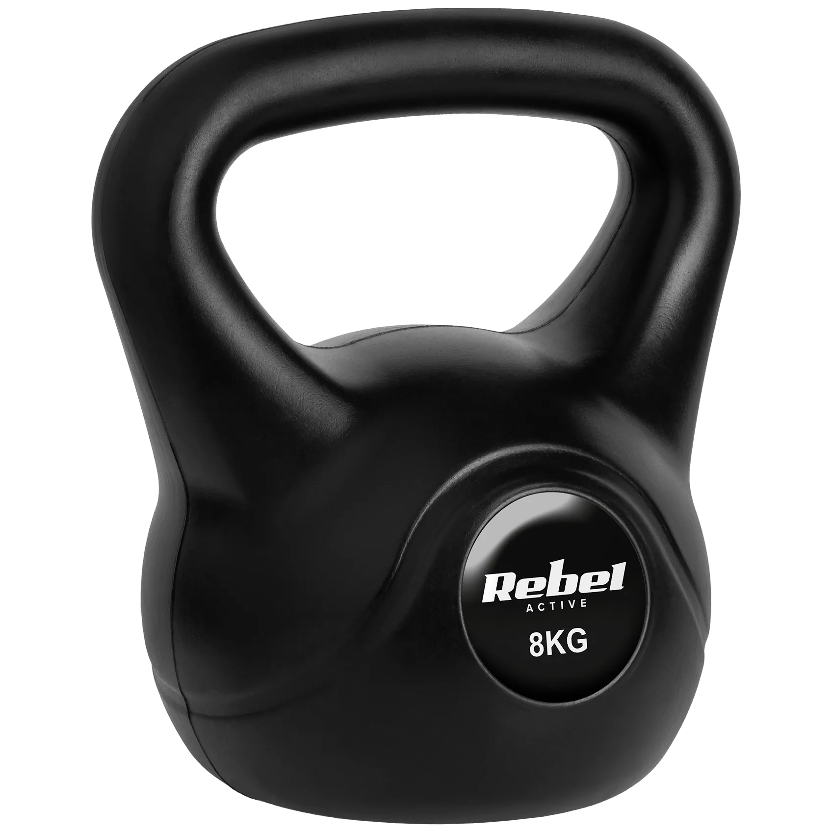 Kettlebell bitumiczny 8 kg REBEL ACTIVE